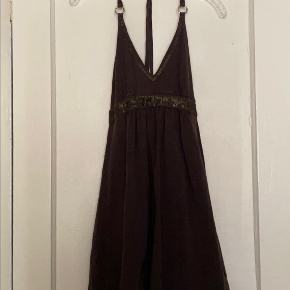 Victoria’s Secret brown halter dress